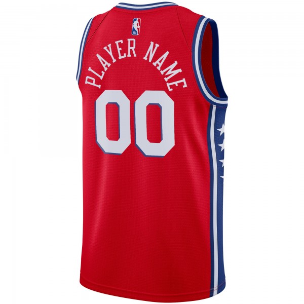 Игровая форма  Philadelphia 76ers Jordan Brand Swingman Custom - Statement Edition - Red
