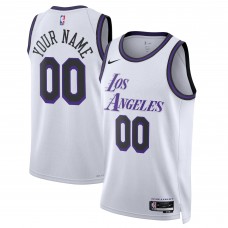 Игровая форма  Los Angeles Lakers Nike Unisex 2022/23 Swingman Custom - City Edition - White