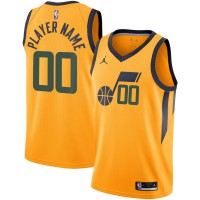Игровая форма  Utah Jazz Jordan Brand Swingman Custom - Statement Edition - Gold