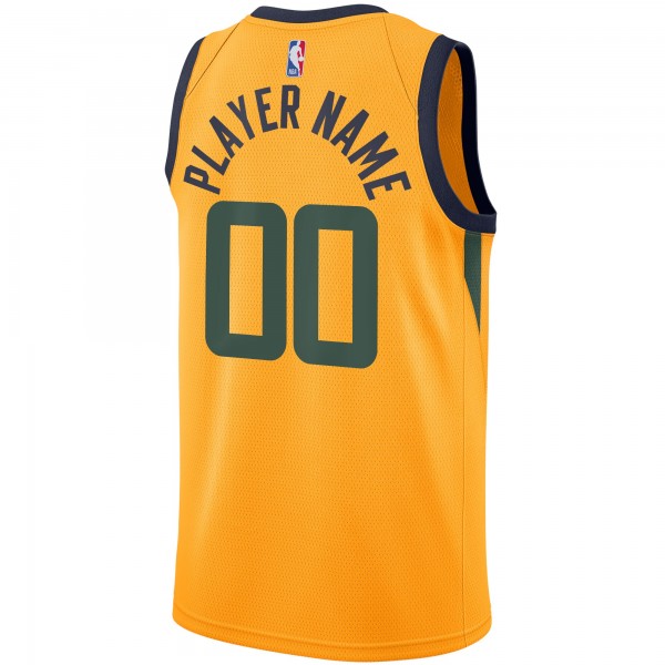 Игровая форма  Utah Jazz Jordan Brand Swingman Custom - Statement Edition - Gold