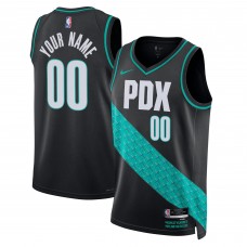Игровая форма  Portland Trail Blazers Nike Unisex 2022/23 Swingman Custom - City Edition - Black