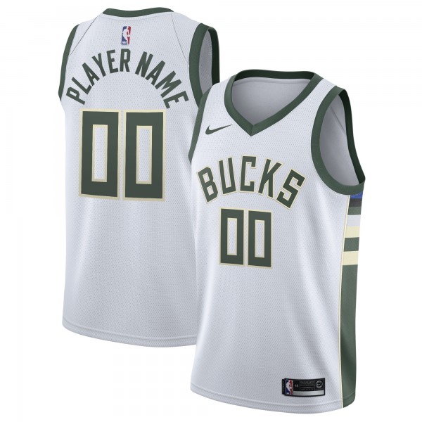 Игровая форма  Milwaukee Bucks Nike 2020/21 Swingman Custom - Association Edition - White