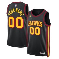Игровая форма  Atlanta Hawks Jordan Brand Unisex 2022/23 Swingman Custom - Statement Edition - Black
