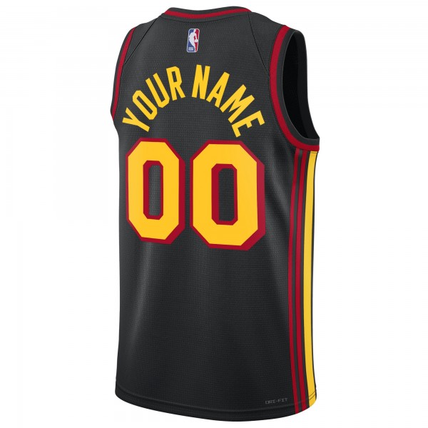 Игровая форма  Atlanta Hawks Jordan Brand Unisex 2022/23 Swingman Custom - Statement Edition - Black