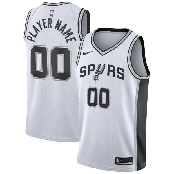 Именная джерси San Antonio Spurs Nike White 2020/21 Swingman - Association Edition