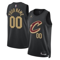 Именная игровая джерси Cleveland Cavaliers Jordan Brand Unisex 2022/23 Swingman Custom - Statement Edition - Black