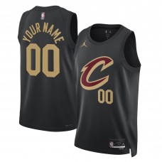 Cleveland Cavaliers Jordan Brand Unisex 2022/23 Swingman Custom Jersey - Statement Edition - Black