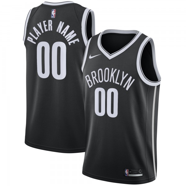 Игровая форма  Brooklyn Nets Nike 2020/21 Swingman Custom - Icon Edition - Black