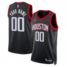 Игровая форма  Houston Rockets Jordan Brand Unisex 2022/23 Swingman Custom - Statement Edition - Black