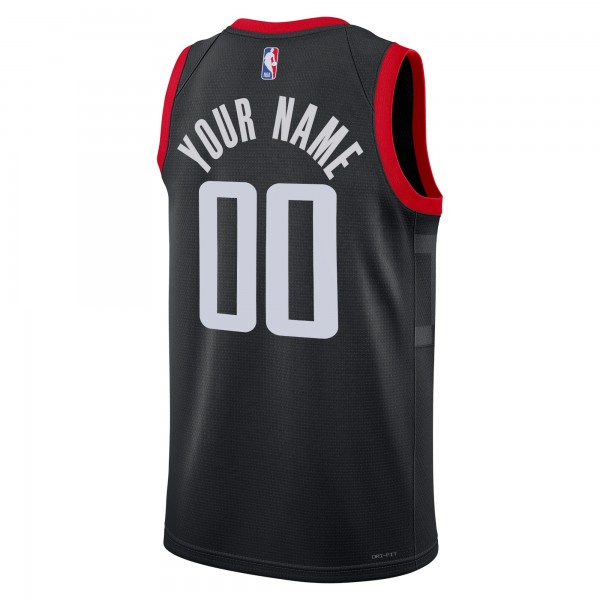 Игровая форма  Houston Rockets Jordan Brand Unisex 2022/23 Swingman Custom - Statement Edition - Black