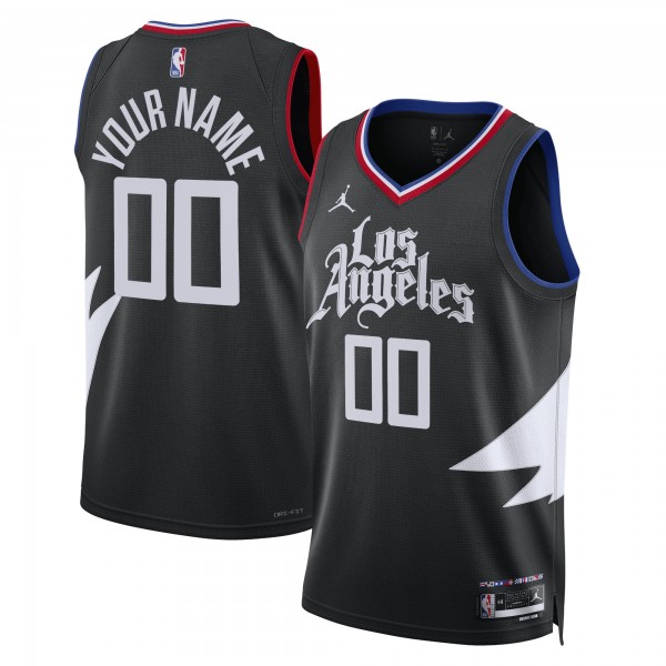 Игровая форма  LA Clippers Jordan Brand Unisex 2022/23 Swingman Custom - Statement Edition - Black