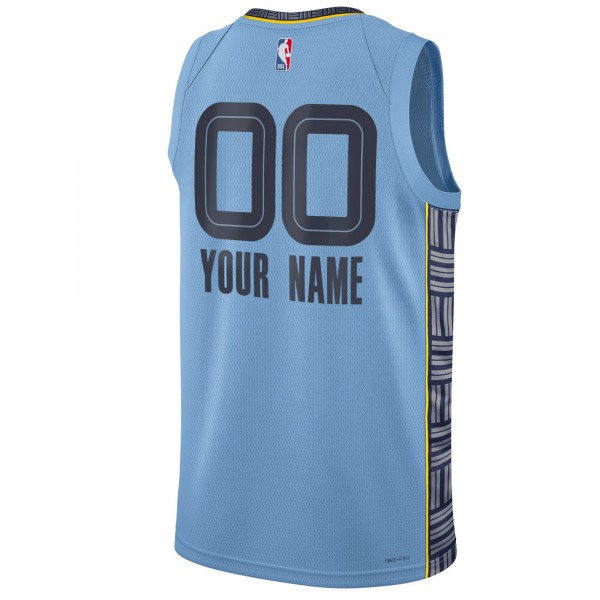 Игровая форма  Memphis Grizzlies Jordan Brand Unisex 2022/23 Swingman Custom - Statement Edition - Blue