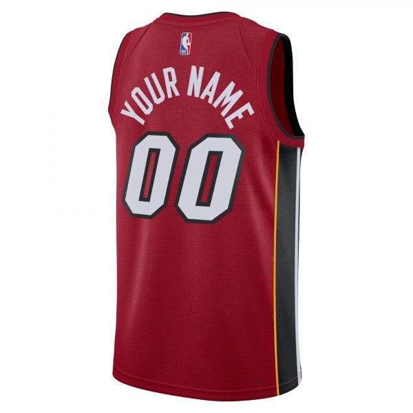Игровая форма  Miami Heat Jordan Brand Unisex 2022/23 Swingman Custom - Statement Edition - Red