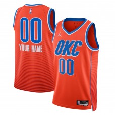 Игровая форма  Oklahoma City Thunder Jordan Brand Unisex 2022/23 Swingman Custom - Statement Edition - Orange
