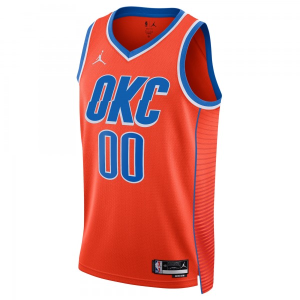 Именная джерси Unisex Oklahoma City Thunder Jordan Brand Orange 2022/23 Swingman - Statement Edition