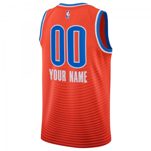 Именная джерси Unisex Oklahoma City Thunder Jordan Brand Orange 2022/23 Swingman - Statement Edition