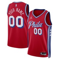 Игровая форма  Philadelphia 76ers Jordan Brand Unisex 2022/23 Swingman Custom - Statement Edition - Red