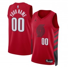 Игровая форма  Portland Trail Blazers Jordan Brand Unisex 2022/23 Swingman Custom - Statement Edition - Red