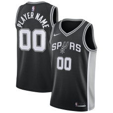 Именная джерси San Antonio Spurs Nike Black Swingman - Icon Edition