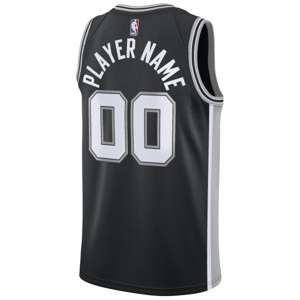 Именная джерси San Antonio Spurs Nike Black Swingman - Icon Edition