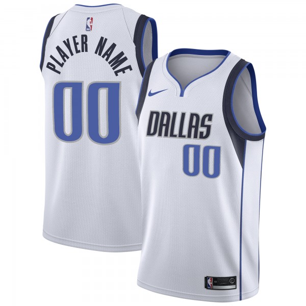 Именная игровая джерси Dallas Mavericks Nike Swingman White - Association Edition