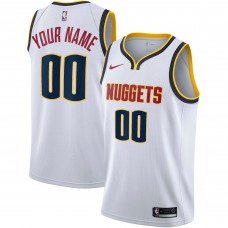 Именная джерси Denver Nuggets Nike White Swingman - Association Edition