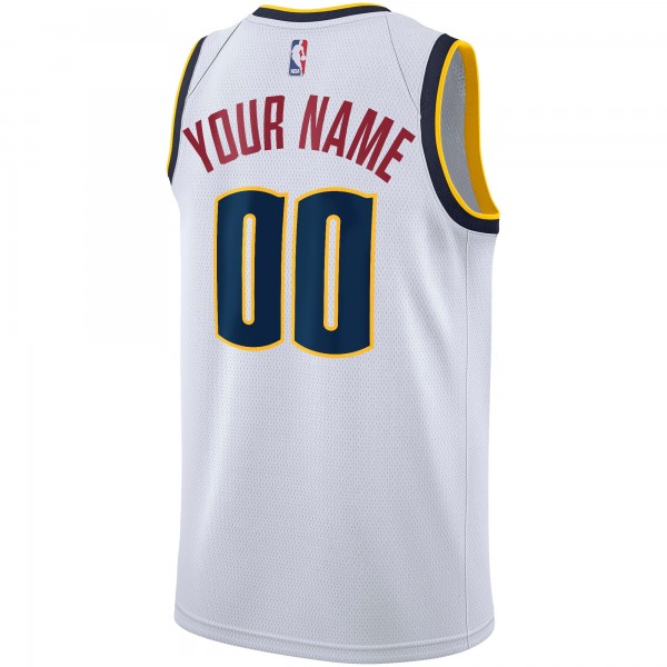 Именная джерси Denver Nuggets Nike White Swingman - Association Edition