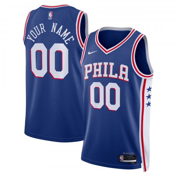 Игровая форма  Philadelphia 76ers Nike Unisex 2022/23 Swingman Custom Royal - Icon Edition
