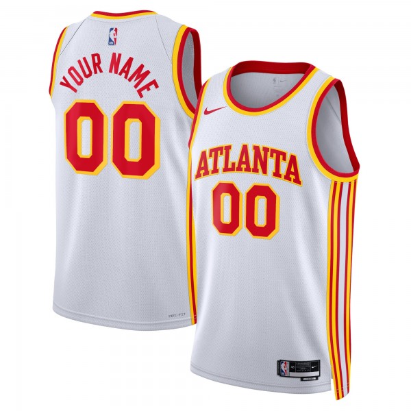 Именная игровая джерси Atlanta Hawks Nike Unisex Swingman White - Association Edition