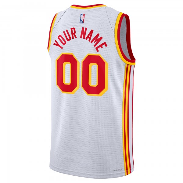 Именная игровая джерси Atlanta Hawks Nike Unisex Swingman White - Association Edition