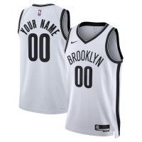 Игровая форма  Brooklyn Nets Nike Unisex 2022/23 Swingman Custom White - Association Edition