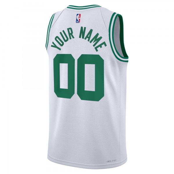 Именная джерси Unisex Boston Celtics Nike White Swingman - Association Edition