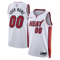 Игровая форма  Miami Heat Nike Unisex 2022/23 Swingman Custom White - Association Edition