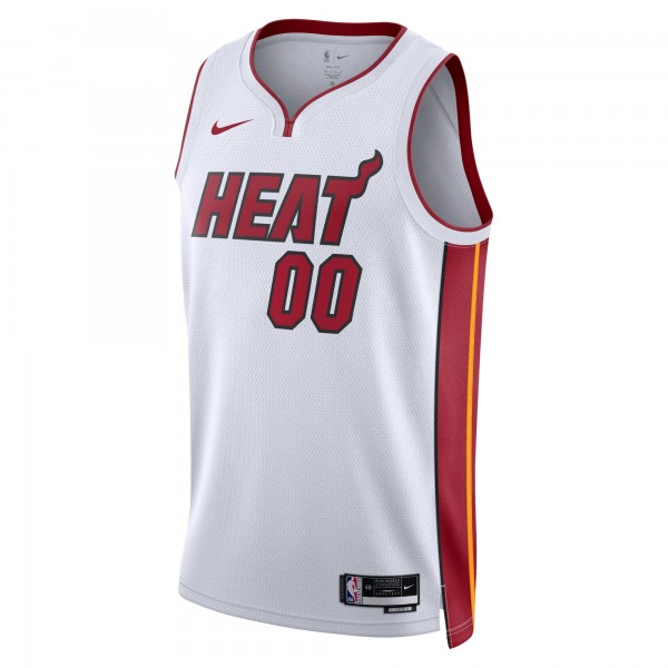 Игровая форма  Miami Heat Nike Unisex 2022/23 Swingman Custom White - Association Edition
