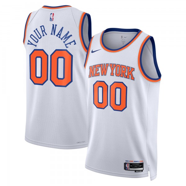 Игровая форма  New York Knicks Nike Unisex Swingman Custom White - Association Edition