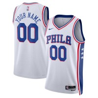 Игровая форма  Philadelphia 76ers Nike Unisex 2022/23 Swingman Custom White - Association Edition