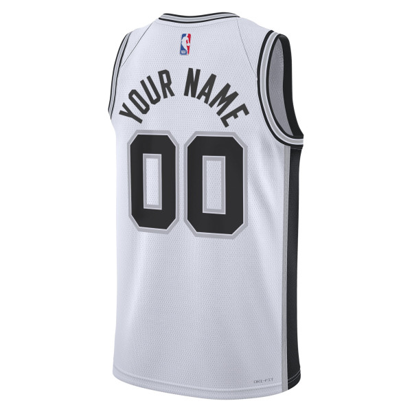 Именная джерси Unisex San Antonio Spurs Nike White Swingman - Association Edition