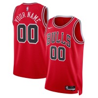 Именная джерси Unisex Chicago Bulls Nike Red Swingman - Icon Edition