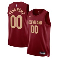 Именная игровая джерси Cleveland Cavaliers Nike Unisex Swingman Custom Burgundy - Icon Edition