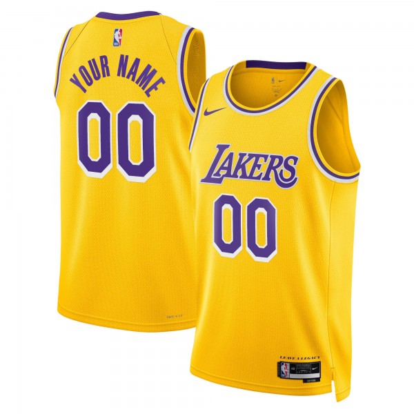 Игровая форма  Los Angeles Lakers Nike Unisex Swingman Custom Gold - Icon Edition