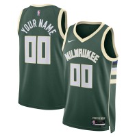 Игровая форма  Milwaukee Bucks Nike Unisex Swingman Custom Hunter Green - Icon Edition