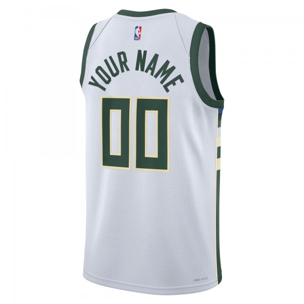 Игровая форма  Milwaukee Bucks Nike Unisex Swingman Custom White - Association Edition