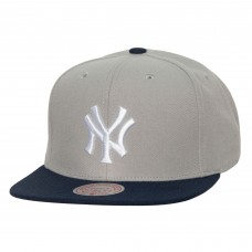 Бейсболка New York Yankees Mitchell & Ness Cooperstown Collection Away - Gray