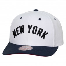 Бейсболка New York Yankees Mitchell & Ness Cooperstown Collection Pro Crown - White