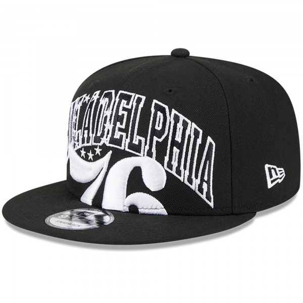 Бейсболка Philadelphia 76ers New Era Tip-Off 9FIFTY - Black
