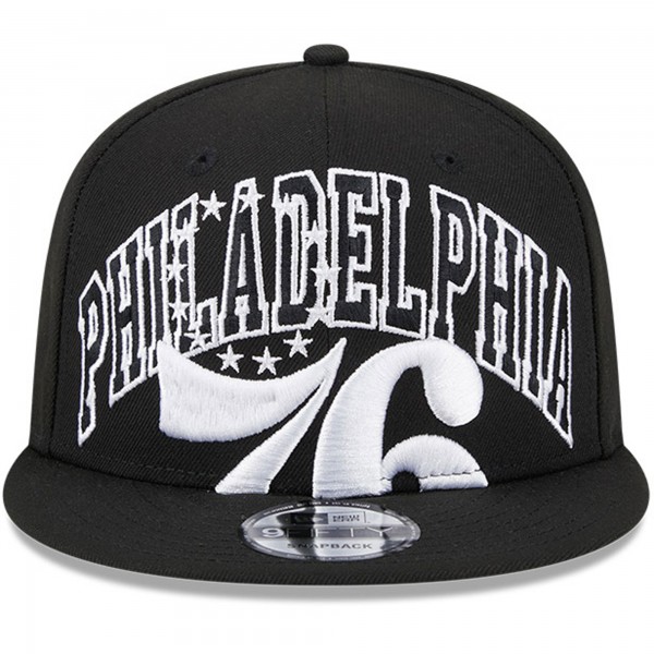 Бейсболка Philadelphia 76ers New Era Tip-Off 9FIFTY - Black