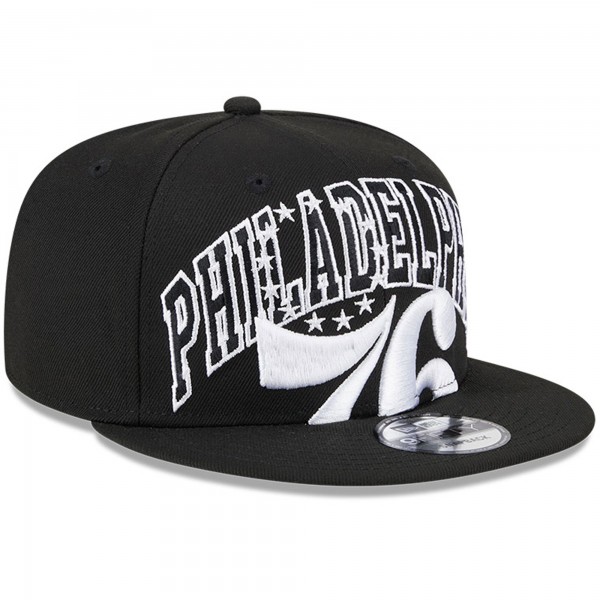 Бейсболка Philadelphia 76ers New Era Tip-Off 9FIFTY - Black