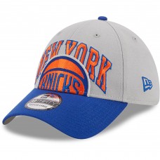 Бейсболка New York Knicks New Era Tip-Off Two-Tone 39THIRTY - Gray/Blue