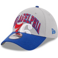 Бейсболка Philadelphia 76ers New Era Tip-Off Two-Tone 39THIRTY - Gray/Royal