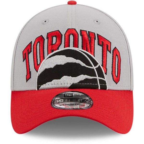 Бейсболка Toronto Raptors New Era Tip-Off Two-Tone 39THIRTY - Gray/Red